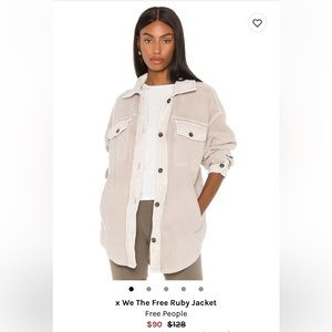Free People Ruby Jacket in Stone